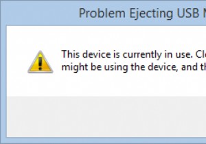 USB मास स्टोरेज डिवाइस को निकालने में समस्या, यह डिवाइस वर्तमान में उपयोग में है 
