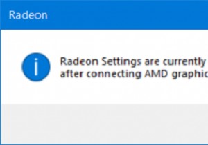 Radeon सेटिंग्स वर्तमान में Windows 10 . पर उपलब्ध नहीं हैं 