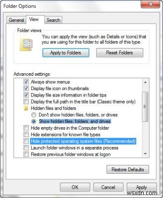 फ़ाइल विशेषताएँ बदलें, attrib.exe का उपयोग करके सुपर छिपी हुई निजी फ़ाइलें और फ़ोल्डर बनाएँ 