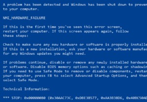 Windows 10/8/7 . पर NMI_HARDWARE_FAILURE BSOD ठीक करें 