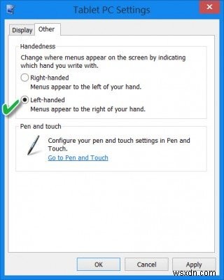 बाएं हाथ के उपयोगकर्ताओं के लिए सरफेस या विंडोज टैबलेट को उपयोग में आसान बनाएं 