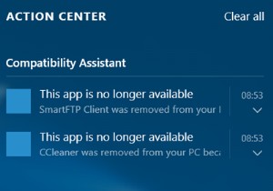 यह ऐप अब विंडोज 10 में अधिसूचना उपलब्ध नहीं है 