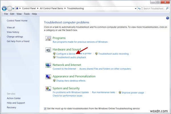समस्या निवारक के साथ Windows हार्डवेयर और उपकरणों की समस्याओं को ठीक करें 
