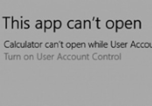 उपयोगकर्ता खाता नियंत्रण बंद होने पर यह ऐप नहीं खुल सकता है, ऐप नहीं खुल सकता है 