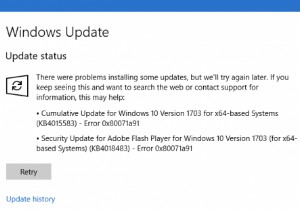 Windows अद्यतन त्रुटि को ठीक करें 0x80071a91 