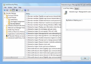Windows 10 में समूह नीति का उपयोग करने वाले उपयोगकर्ताओं के लिए लॉगऑन संदेश बनाएं 
