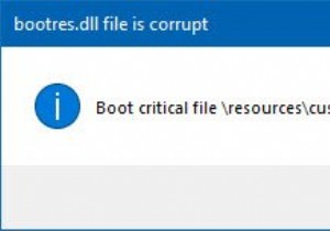 Windows 10 में दूषित bootres.dll फ़ाइल को कैसे ठीक करें 