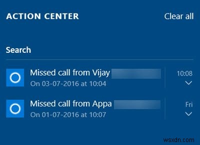 अपने विंडोज 10 पीसी पर मिस्ड कॉल नोटिफिकेशन कैसे प्राप्त करें 
