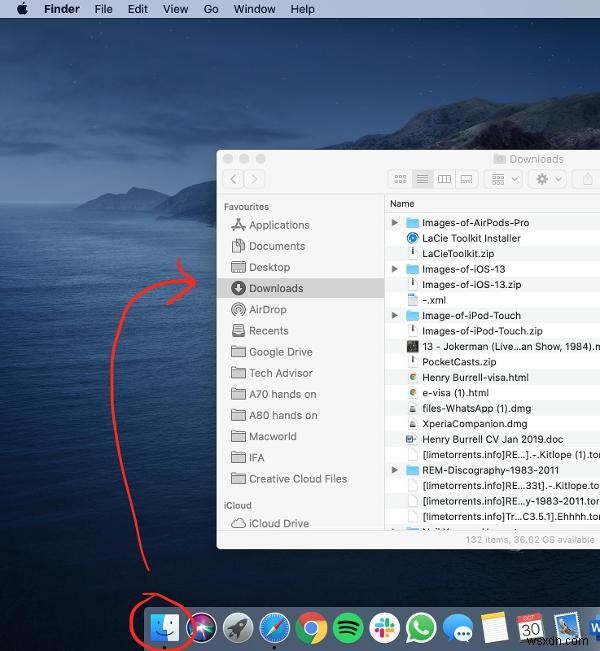 Mac पर Safari का उपयोग करके फ़ाइलें कैसे डाउनलोड करें 
