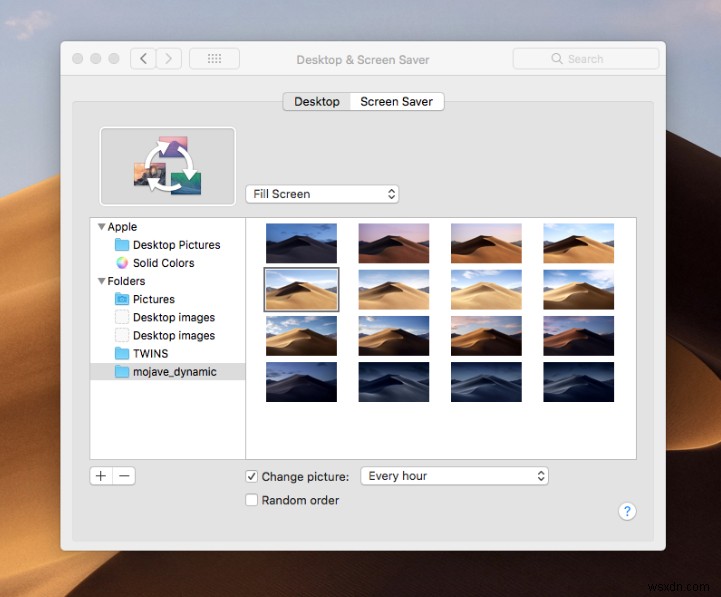 Mac, iPhone और Windows पर Mojave डायनामिक डेस्कटॉप वॉलपेपर कैसे प्राप्त करें 