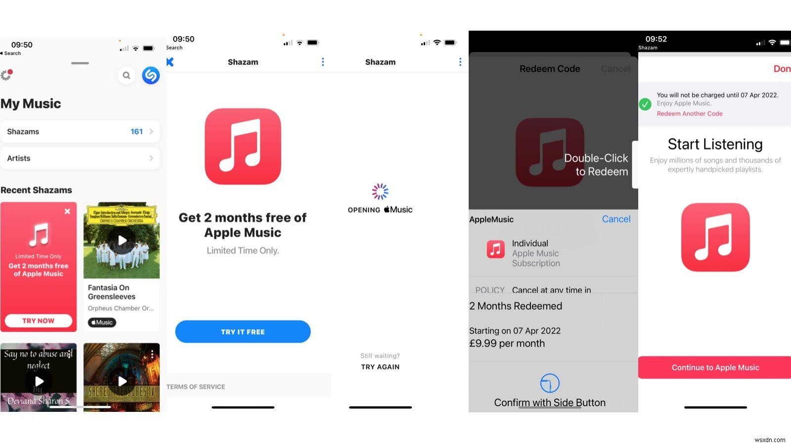 Shazam . के साथ दो महीने का Apple Music मुफ़्त पाएं 