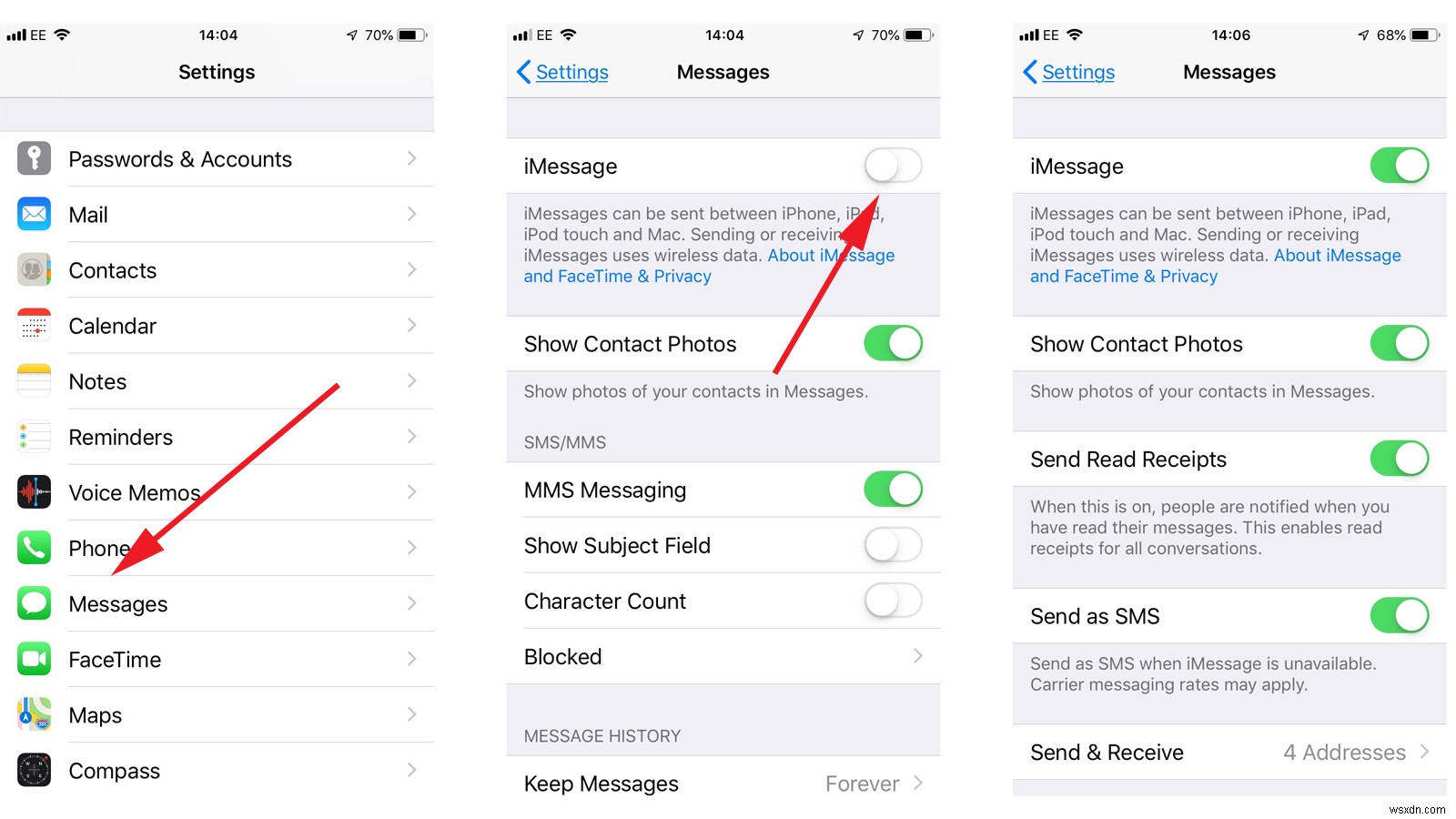 IPhone पर iMessage कैसे सक्षम करें 