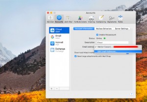 ऐप्पल मेल में ईमेल भेजने वाले का नाम कैसे बदलें 