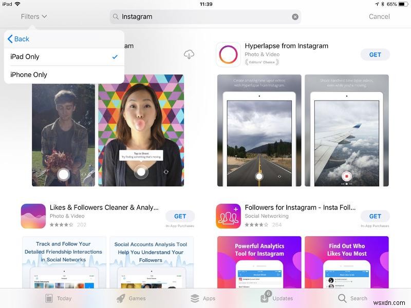 iPad पर Instagram कैसे प्राप्त करें 