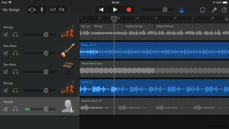 iPad और iPhone के लिए GarageBand में कैसे संपादित करें 