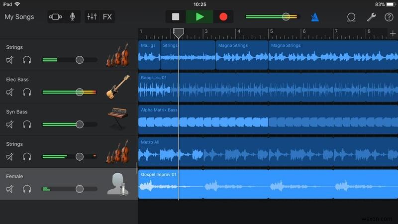 iPad और iPhone के लिए GarageBand में कैसे संपादित करें 