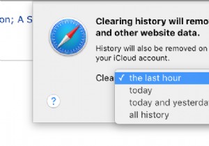मैक पर वेब ब्राउजिंग हिस्ट्री कैसे डिलीट करें 