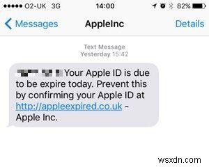 चेतावनी:आपकी Apple ID आज समाप्त होने वाली है, यह एक फ़िशिंग घोटाला है 