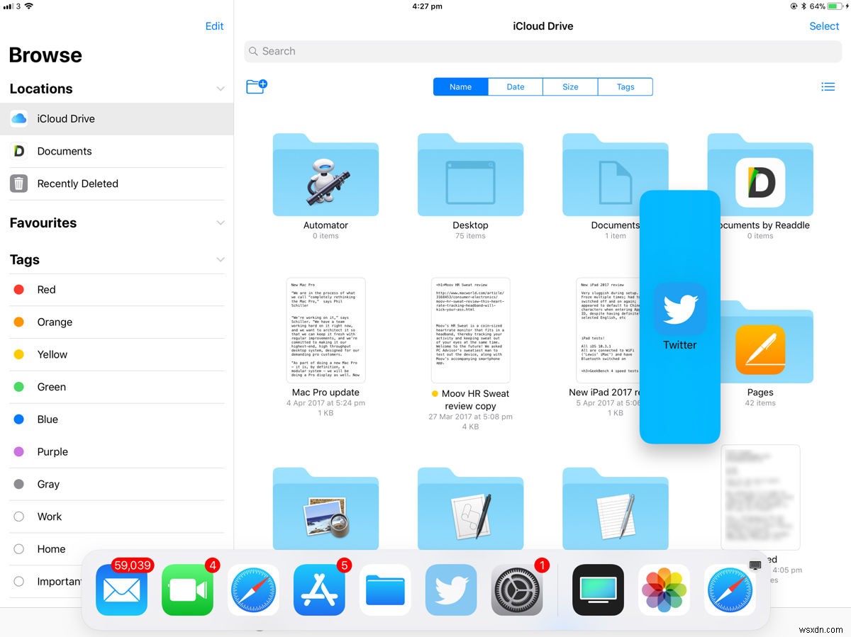 IOS 11 में iPad डॉक का उपयोग कैसे करें 