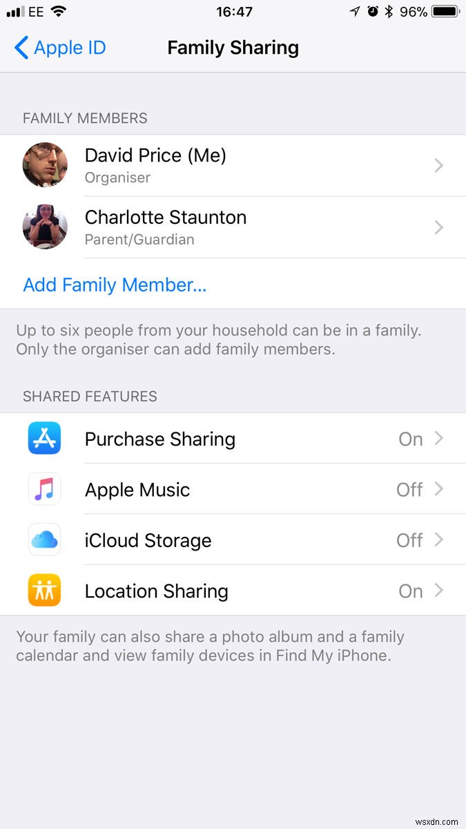अपने परिवार के साथ iCloud स्टोरेज कैसे शेयर करें 