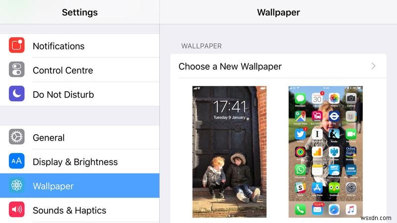 IPhone और iPad पर बैकग्राउंड वॉलपेपर कैसे बदलें 