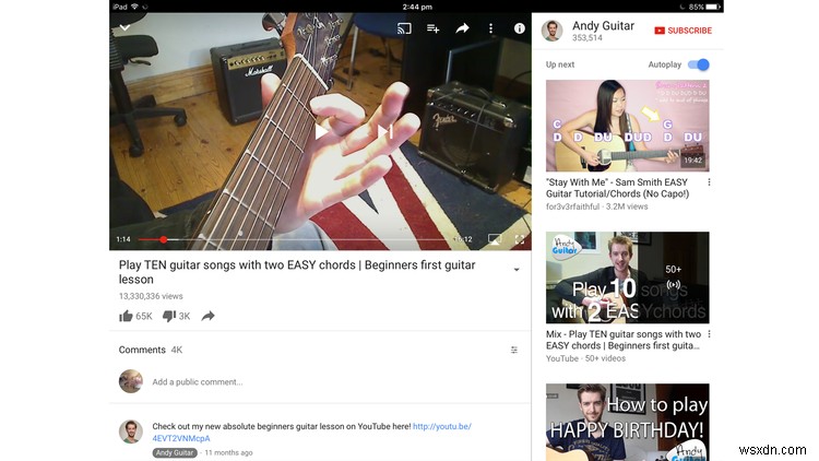 आईपैड पर गिटार कैसे सीखें 