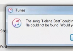 ITunes को कैसे ठीक करें  मूल फ़ाइल नहीं मिल सकती है  त्रुटि? 