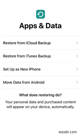 नया iPhone कैसे ठीक करें सेटअप के दौरान बैकअप को पुनर्स्थापित नहीं कर सकता 