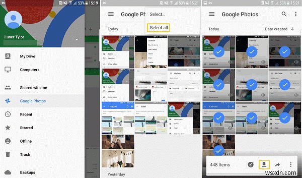 Google फ़ोटो से iPhone में मास पिक्चर्स कैसे डाउनलोड करें? 