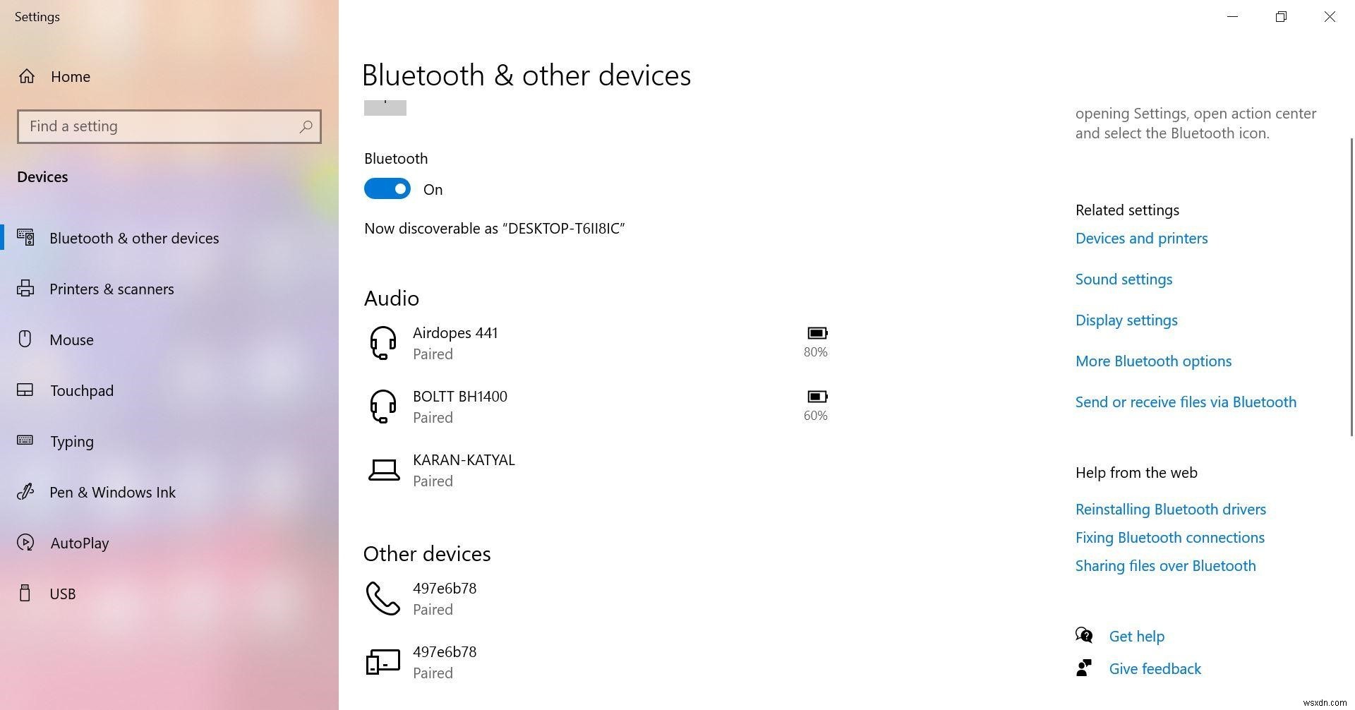 Android और PC के बीच ब्लूटूथ के माध्यम से फ़ाइलें स्थानांतरित करें 