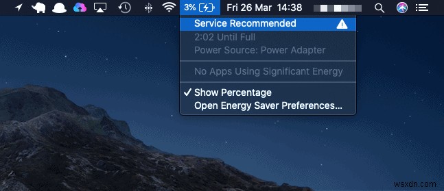 मैक पर सर्विस बैटरी चेतावनी को ठीक करने के 3 तरीके 
