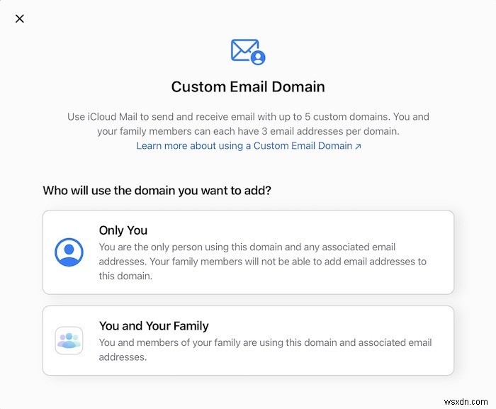 आईक्लाउड मेल के साथ कस्टम ईमेल डोमेन का उपयोग कैसे करें 
