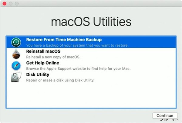 MacOS को पिछले संस्करण में डाउनग्रेड कैसे करें 