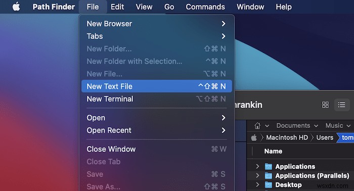 अपने मैक पर किसी भी फ़ोल्डर में एक नई खाली टेक्स्ट फ़ाइल बनाने के 4 तरीके 