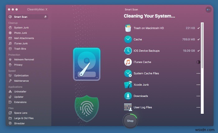 CleanMyMac X के साथ अपने मैक को साफ और गति दें 