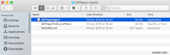 अपने Mac पर वॉलपेपर के रूप में एनिमेटेड GIF का उपयोग कैसे करें 