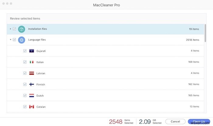 MacCleaner Pro के साथ अपने मैक को अव्यवस्था से मुक्त करें 2 