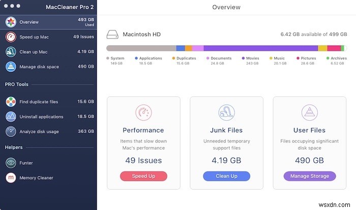 MacCleaner Pro के साथ अपने मैक को अव्यवस्था से मुक्त करें 2 