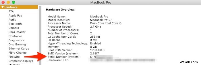 अपने मैक या मैकबुक सीरियल नंबर की जांच करने के छह तरीके 