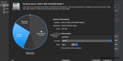 MacOS में ड्राइव को कैसे पार्टिशन करें 