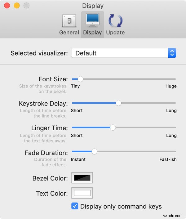 MacOS पर ऑन-स्क्रीन की प्रेस कैसे दिखाएं 