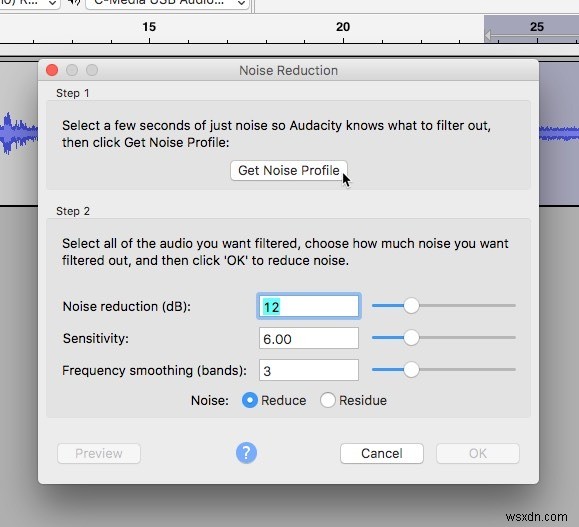 MacOS पर ऑडियो से बैकग्राउंड नॉइज़ कैसे निकालें 
