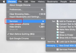 MacOS के सेवा मेनू में विकल्प कैसे जोड़ें 