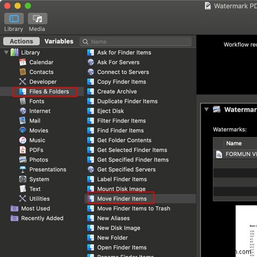 MacOS में त्वरित क्रियाओं का उपयोग करके PDF पृष्ठों को वॉटरमार्क कैसे करें 