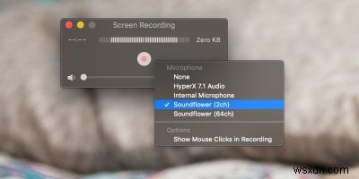 क्विकटाइम पर अपनी स्क्रीन रिकॉर्ड करते समय सिस्टम ऑडियो कैसे रिकॉर्ड करें 
