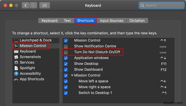 अपने मैक पर डू नॉट डिस्टर्ब कीबोर्ड शॉर्टकट कैसे सेट करें 