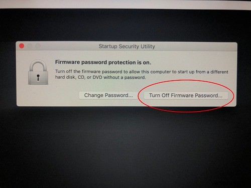 अपने मैक पर फर्मवेयर पासवर्ड कैसे सेट करें 