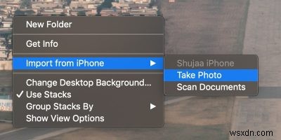 iPhone से फ़ोटो सम्मिलित करने के लिए macOS पर निरंतरता कैमरा का उपयोग कैसे करें 