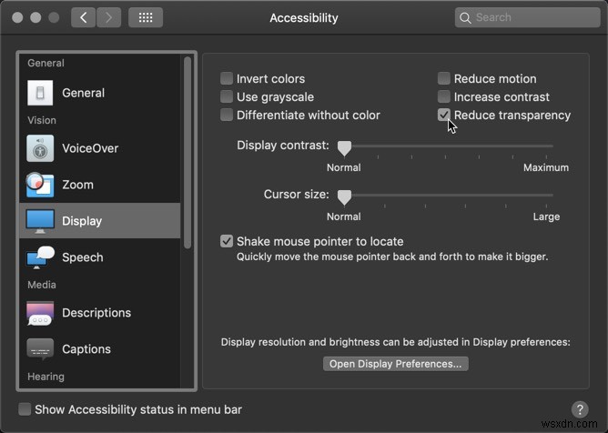 MacOS Mojave के डार्क मोड को और भी गहरा कैसे करें 