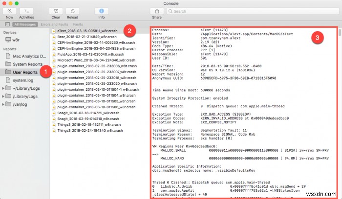 अपने मैक के समस्या निवारण के लिए मैकोज़ क्रैश रिपोर्ट कैसे पढ़ें 